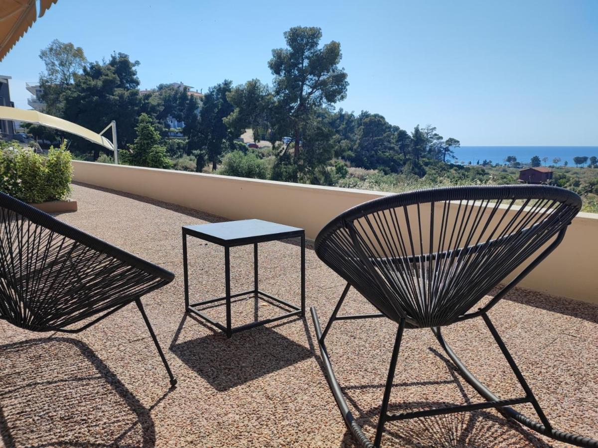Theasis 4 Luxury Studio With Sea View Neos Marmaras Exterior foto
